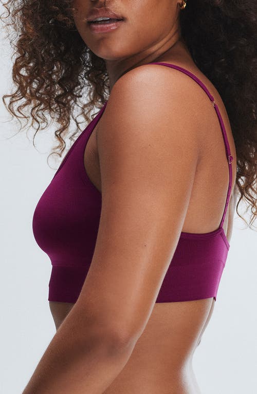 Shop Savage X Fenty Seamless Scoop Neck Bralette In Sugarplum Purple