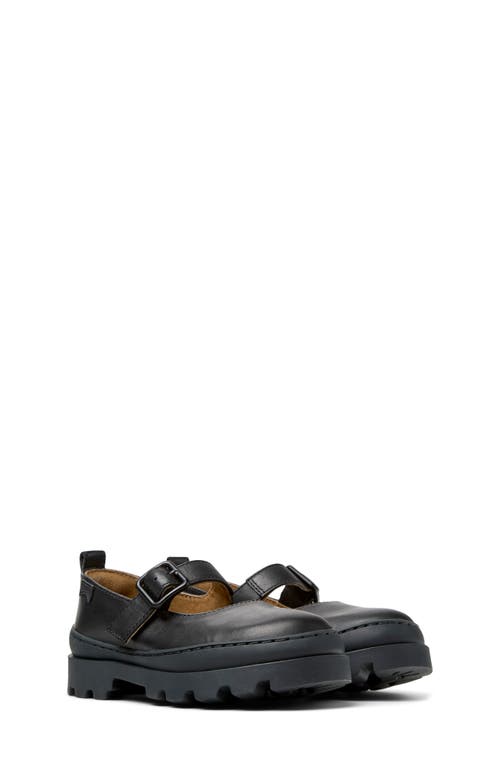 Camper Kids' Brutus Mary Jane Flat In Black