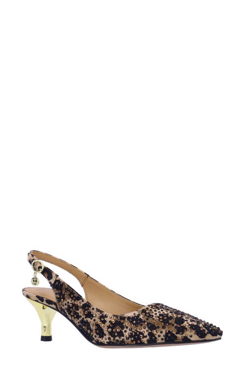 Ferryanne Pointed Toe Slingback Pump in Brown/Black