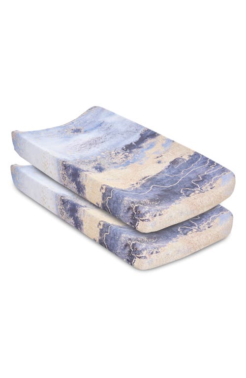 Oilo 2-Pack Jersey Changing Pad Covers in Midnight Sky at Nordstrom