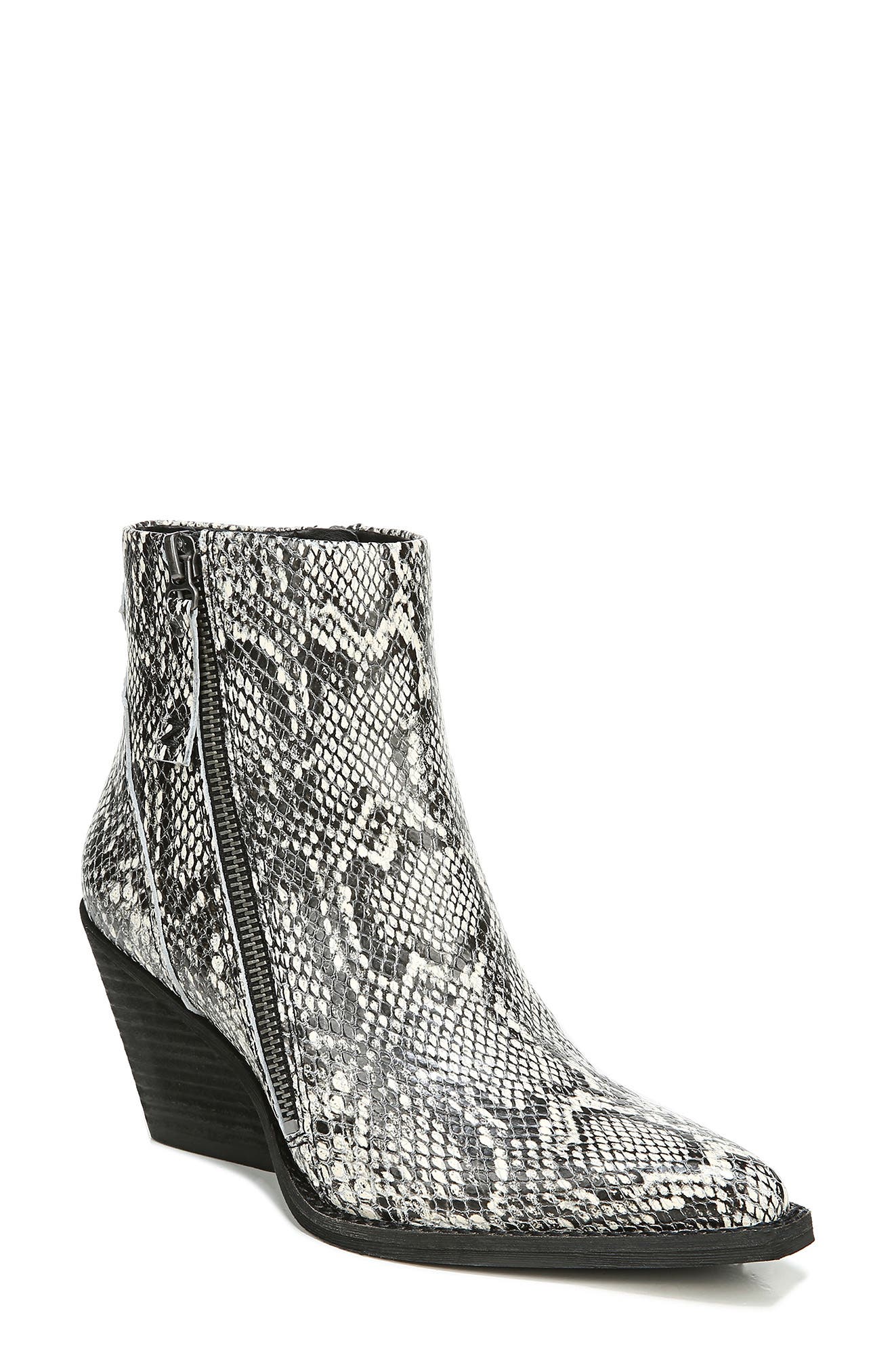 snake print booties nordstrom rack