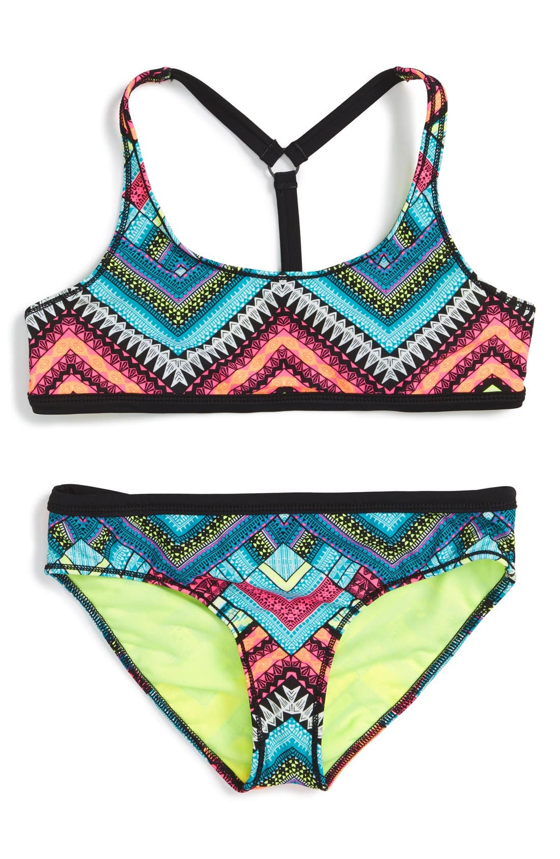 Zella Girl TwoPiece Swimsuit (Big Girls) Nordstrom