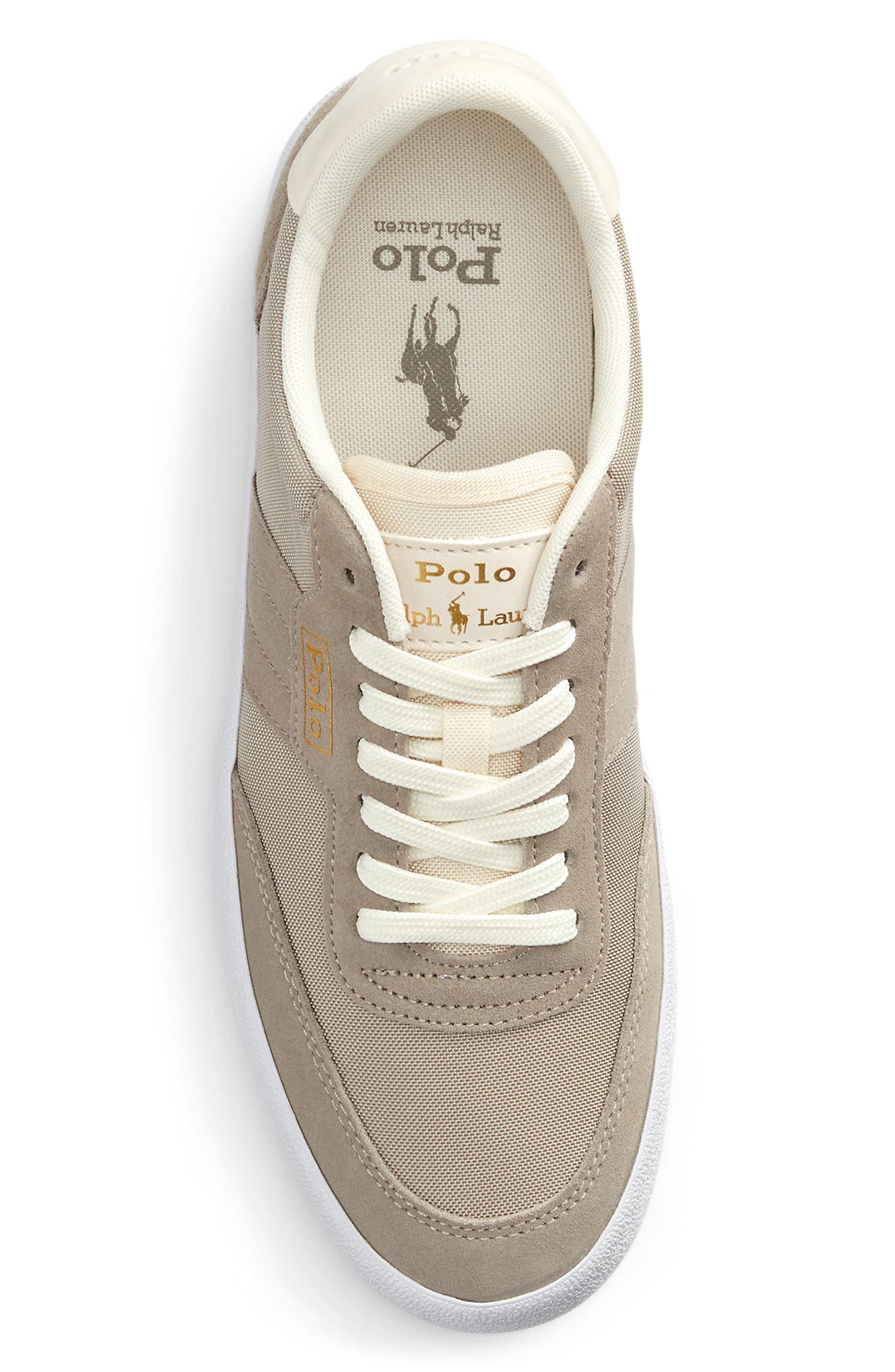 Polo Ralph Lauren Court Low Top Sneaker in Elephant Skin