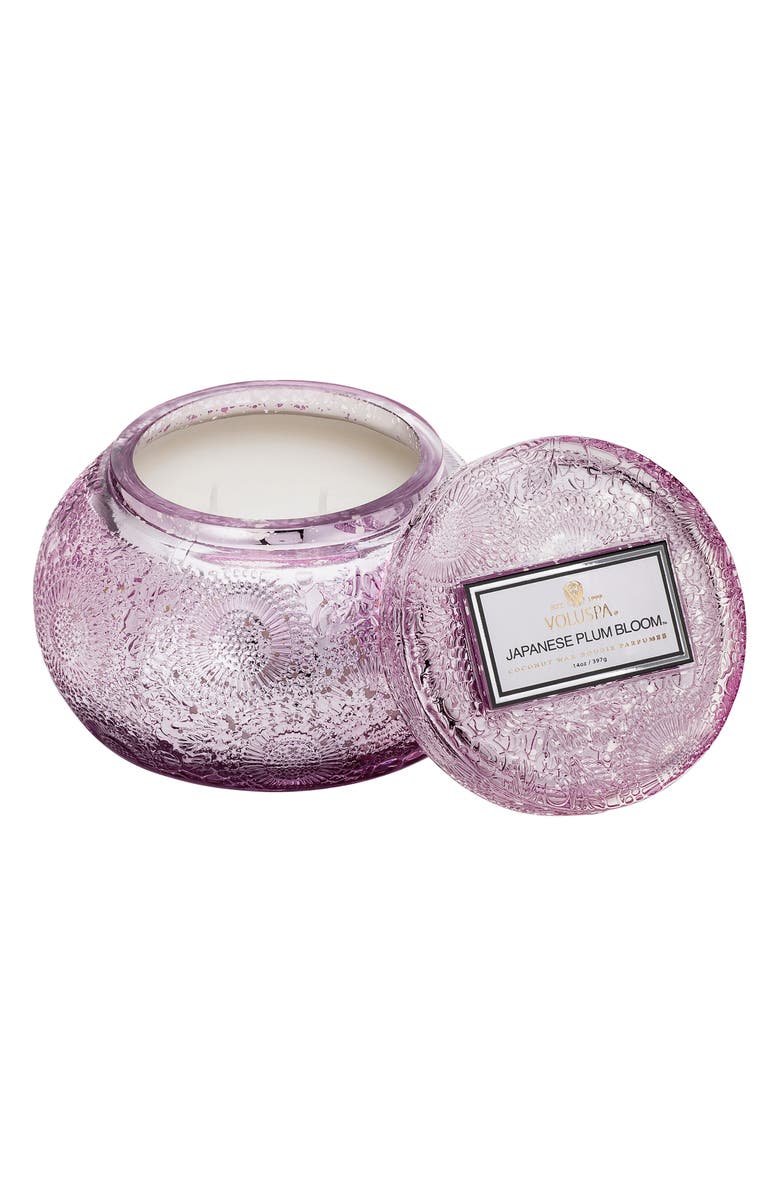 VOLUSPA Japonica Chawan Bowl Candle, Main, color, JAPANESE PLUM BLOOM