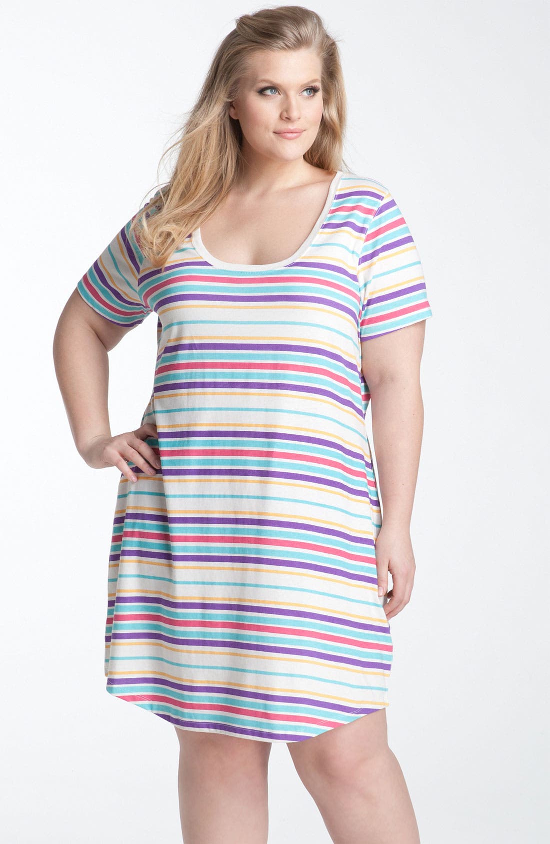 Nordstrom Short Sleeve Sleep Shirt (Plus) Nordstrom