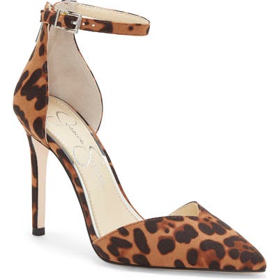 Jessica Simpson Paisleah Ankle Strap Pump- Beige