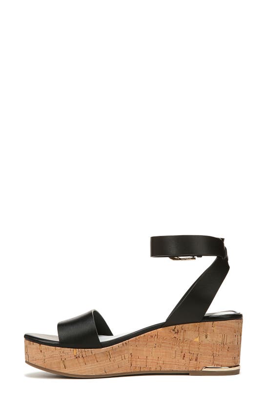 Shop Franco Sarto Presley Ankle Strap Platform Wedge Sandal In Black