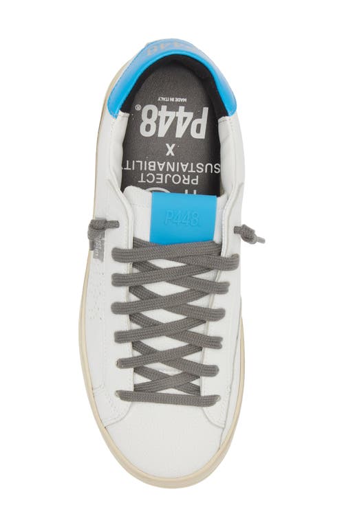 Shop P448 John Sneaker In White/blue