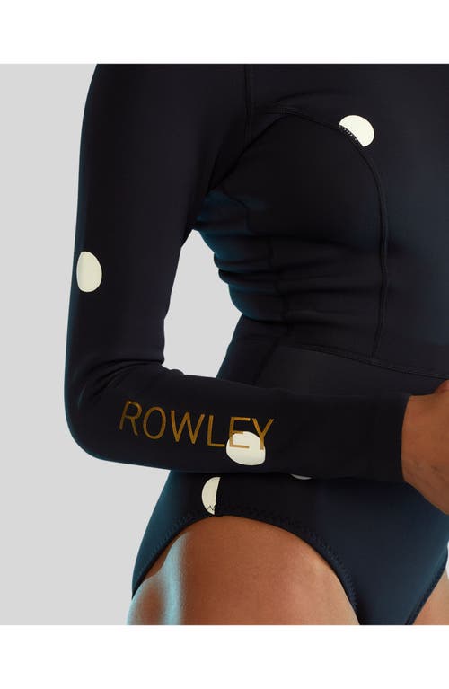 Cynthia Rowley Women's Polka Dot One-piece Wetsuit In Black/white Polka Dot