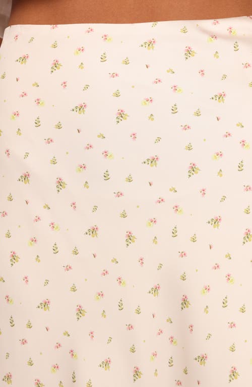 Petal And Pup Petal & Pup Mei Satin Skirt In Tiny Blooms
