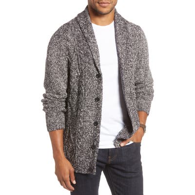 1901 Shawl Collar Cardigan, Black