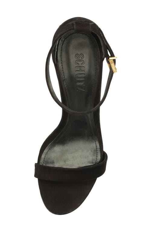 Shop Schutz Cadey-lee Ankle Strap Sandal In Black