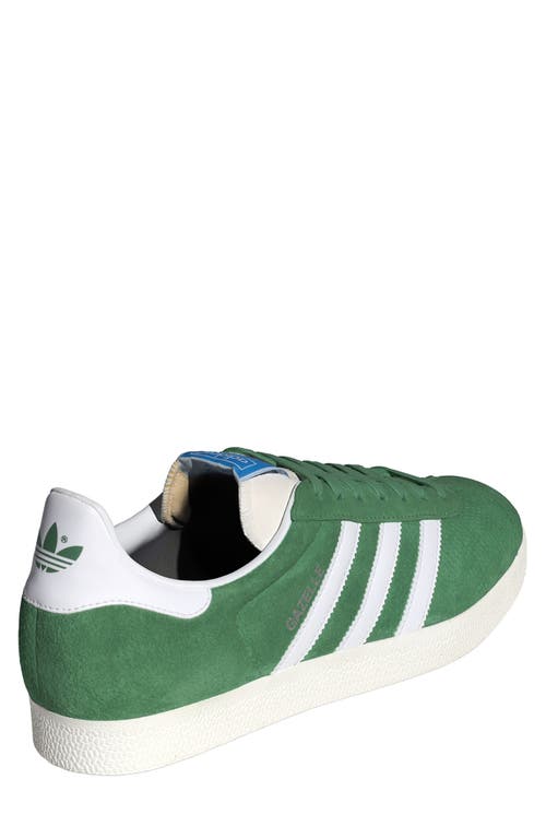 Shop Adidas Originals Adidas Gazelle Indoor In Preloved Green/white/white