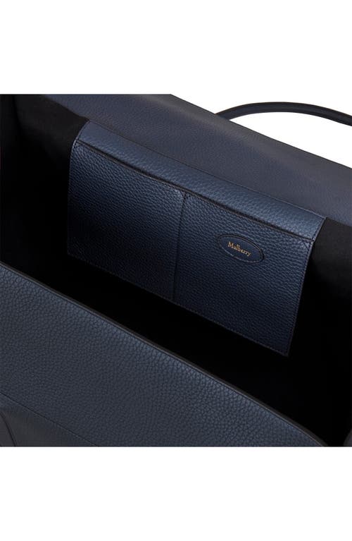 Mulberry Large Soft Bayswater Leather Satchel In Night Sky