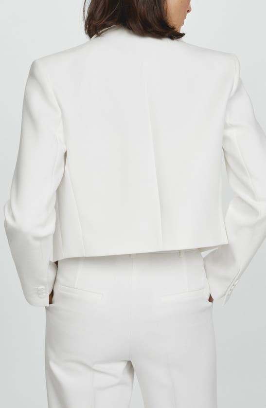 Shop Mango Monaco Blazer In White