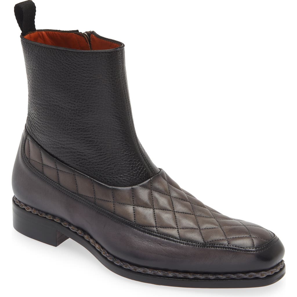 Mezlan Musico Boot in Dark Grey/Black