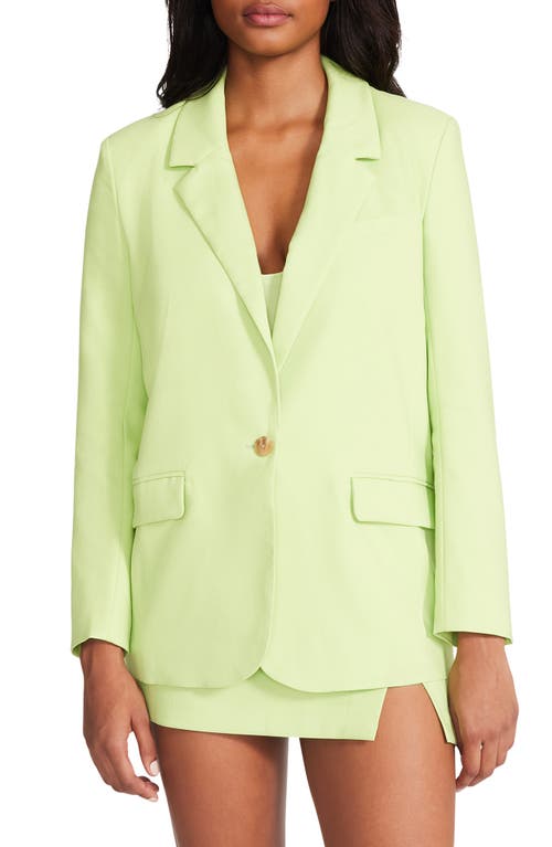 Steve Madden Kaira Boyfriend Blazer in Bay Green