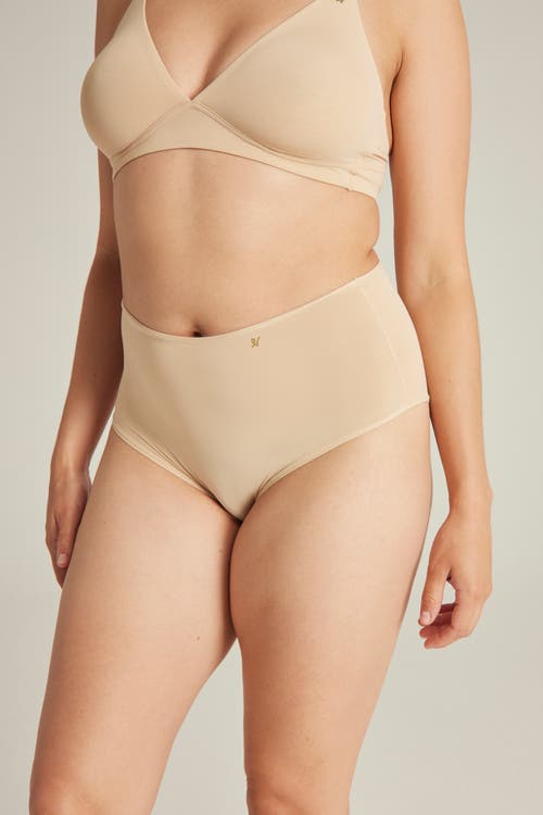 Shop Nudea The Stretch High Waisted Brief In Bare01