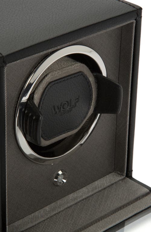 Shop Wolf Cub Single Watch Winder In Black