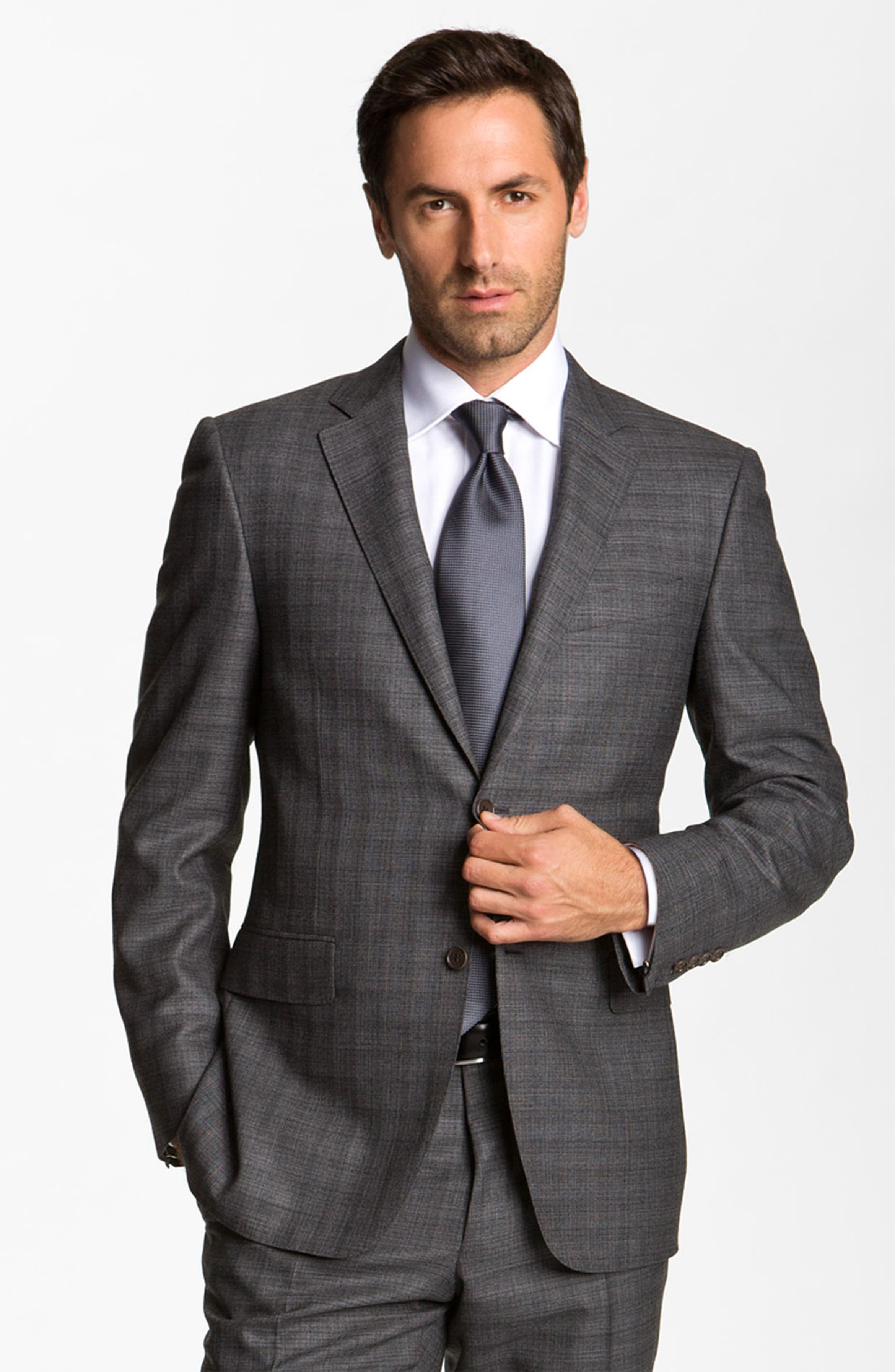 Canali Stripe Wool Suit Nordstrom