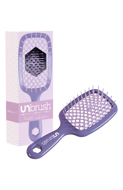 Unbrush Detangling Hair Brush Pastel Collection In Pastel/lavender Dark Purple