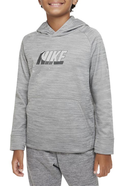 Youth The Great PNW Heathered Gray Seattle Seahawks Pacific Script Pullover Sweatshirt in Heather Gray