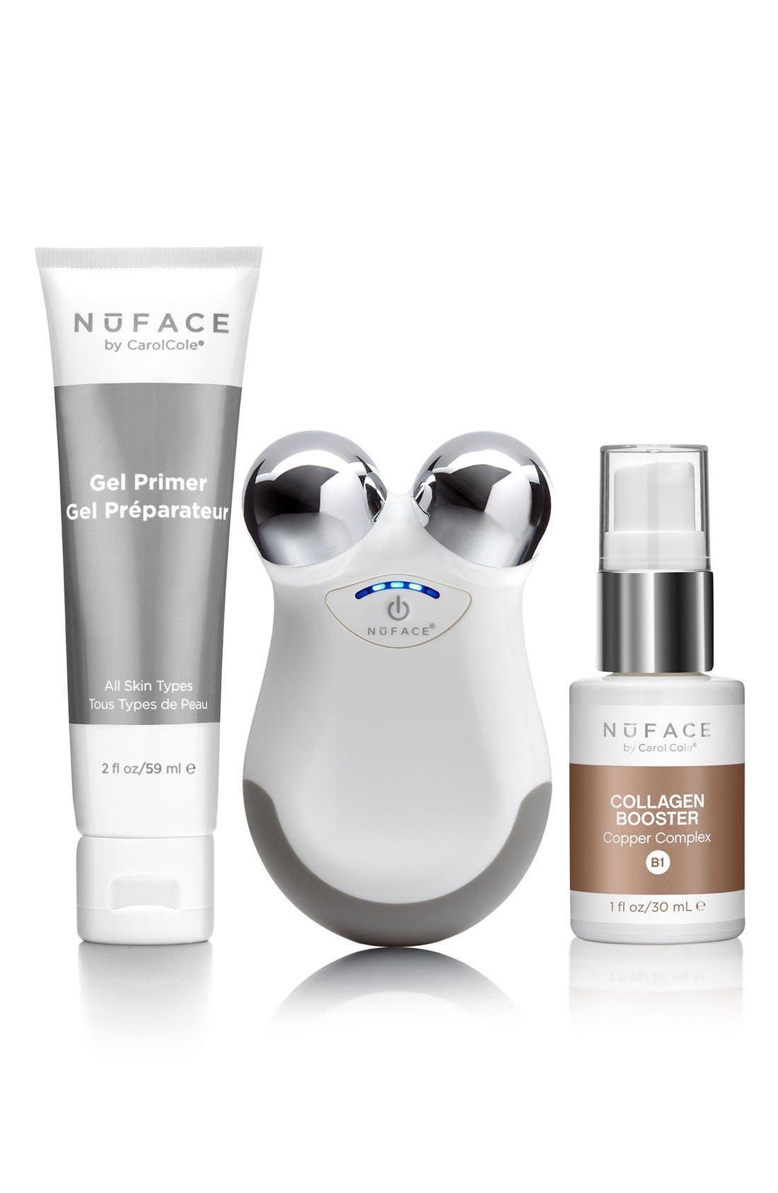 NuFACE® Glam On The Go Mini Facial Toning Set (Limited Edition) ($283 ...