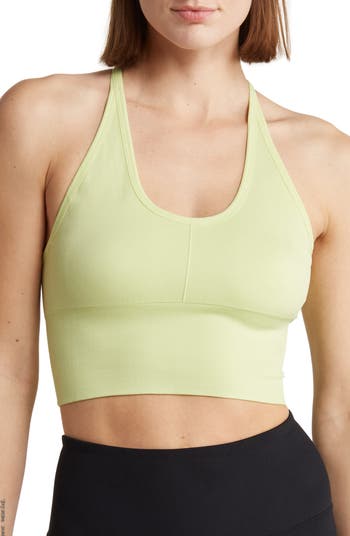 Kyodan Green And Black Strappy Racer Back Sports Bra Tropical Athletic  Medium