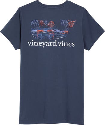 Vineyard Vines Every Day Should Feel Like Nantucket T Shirt Teal Womens XS
