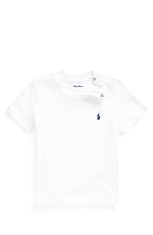 Shop Ralph Lauren Crewneck T-shirt In White