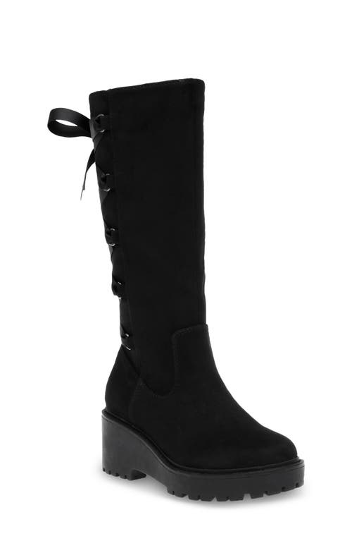DV by Dolce Vita Kids' Tall Wedge Boot in Black