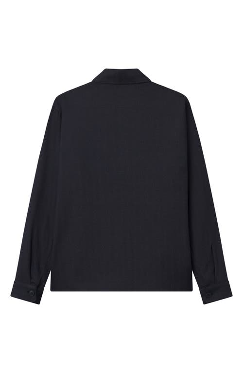 Les Deux Zip-fastening Shirt Jacket In Navy