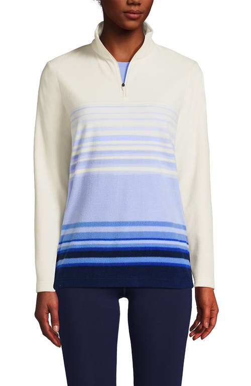LANDS' END LANDS' END PLUS SIZE ANYWEATHER FLEECE QUARTER ZIP PULLOVER 