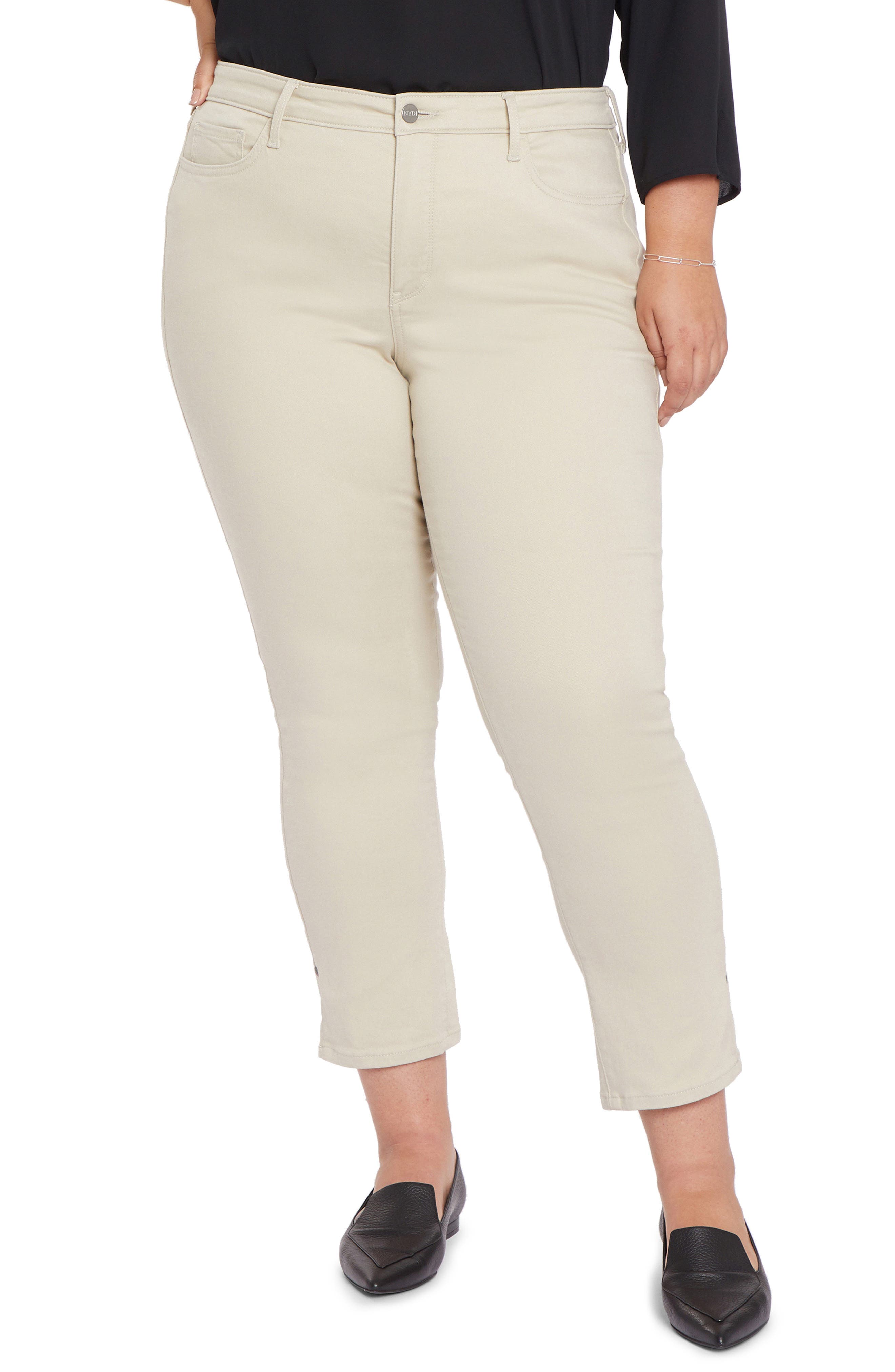 womens plus khaki jeans