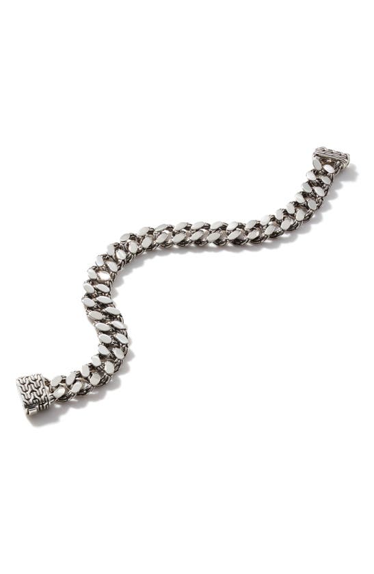 Shop John Hardy Curb Chain Bracelet In Silver