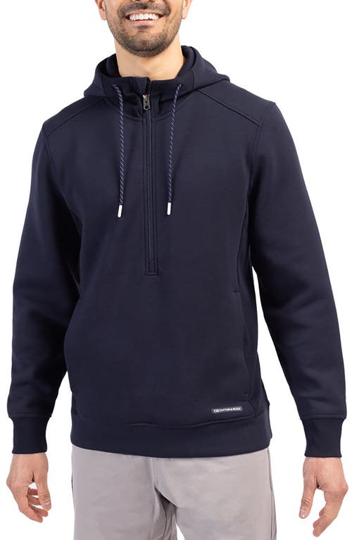 Cutter & Buck Roam Interlock Half Zip Hoodie at Nordstrom,