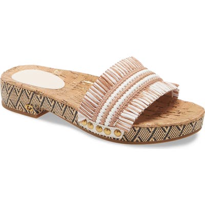 Coach Brayden Slide Sandal, Ivory