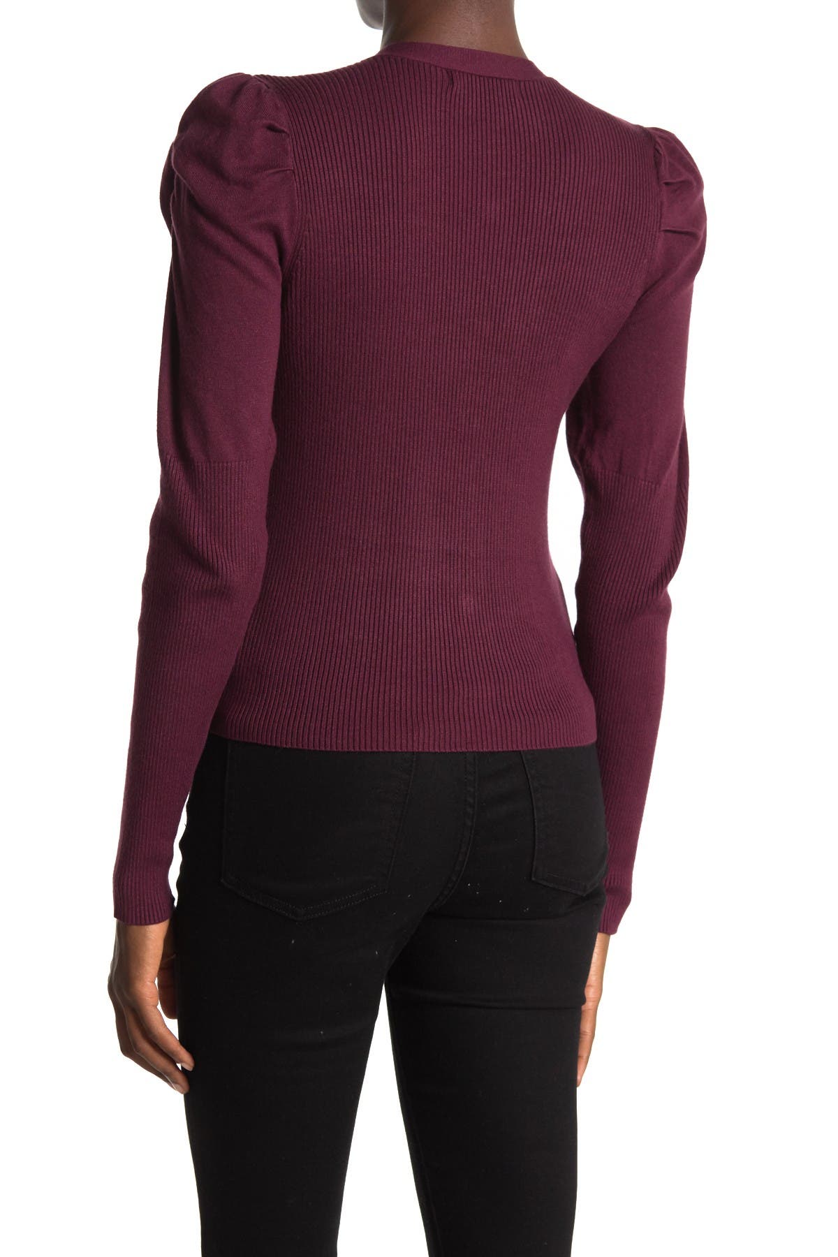 Design History Puff Sleeve Cardigan Nordstrom Rack