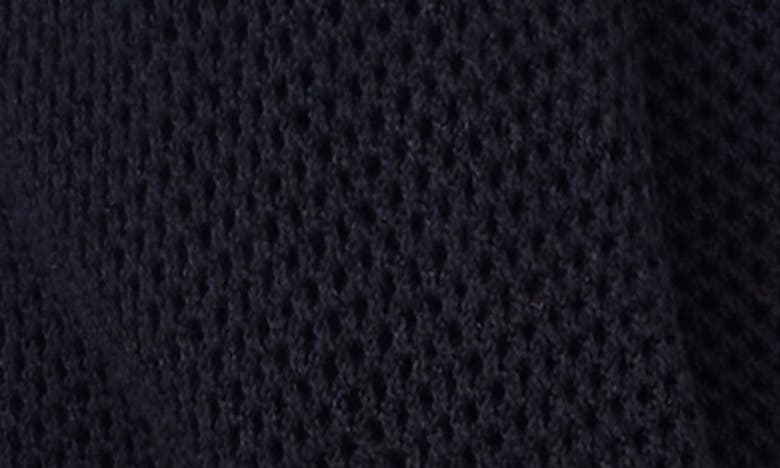 Shop Nic + Zoe Nic+zoe Open Stitch 4-way Cotton Blend Cardigan In Black Onyx