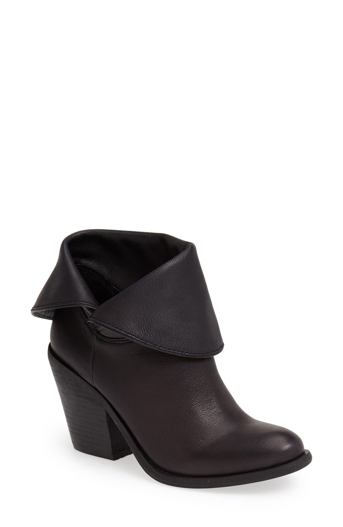 ellerey lug leather bootie lucky brand