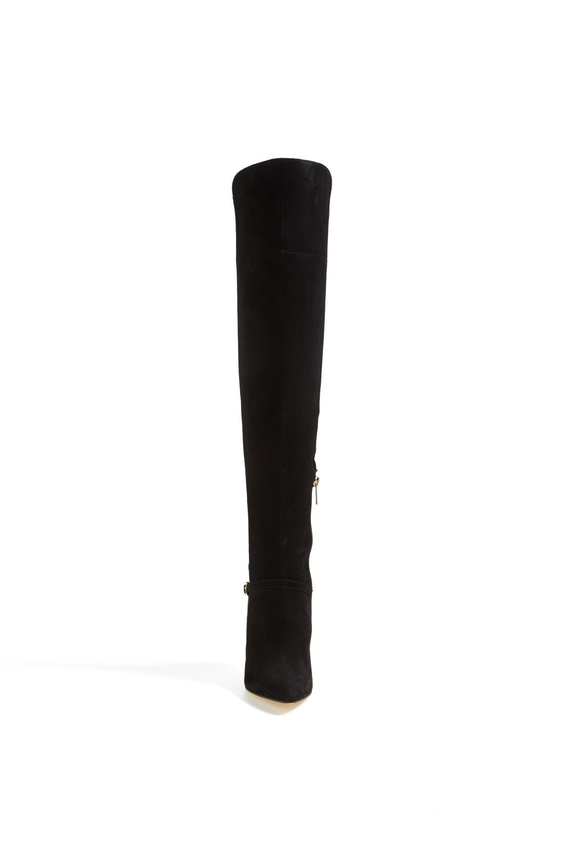 IVANKA TRUMP,
                                                'Anaba' Pointy Toe Over the Knee Boot,
                                                Alternate thumbnail 3, color,
                                                003