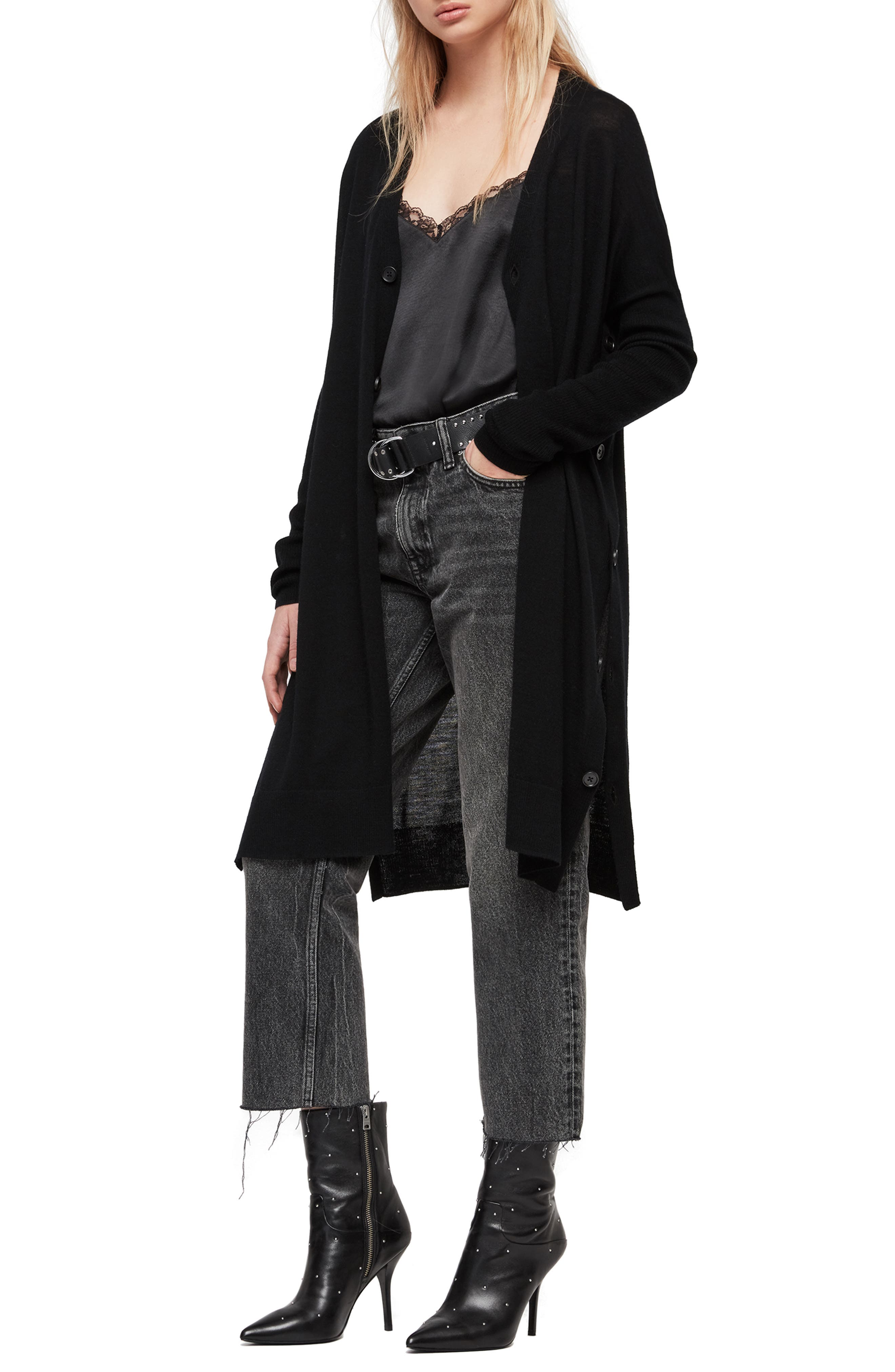 all saints long cardigan
