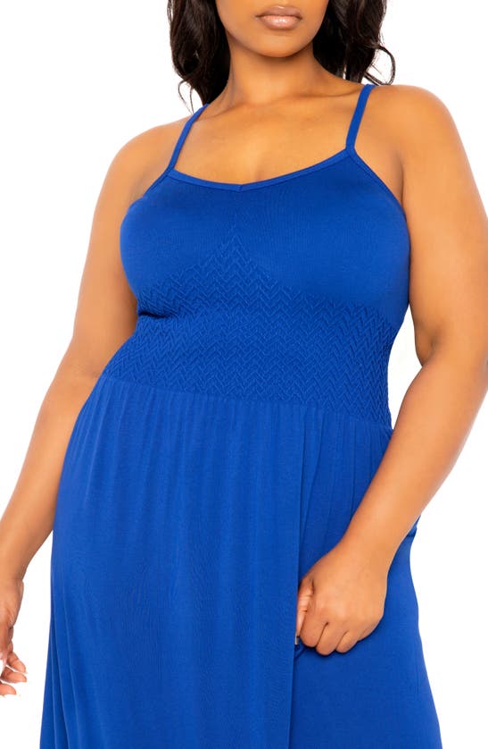 Shop Buxom Couture Seamless Maxi Dress In Royal Blue