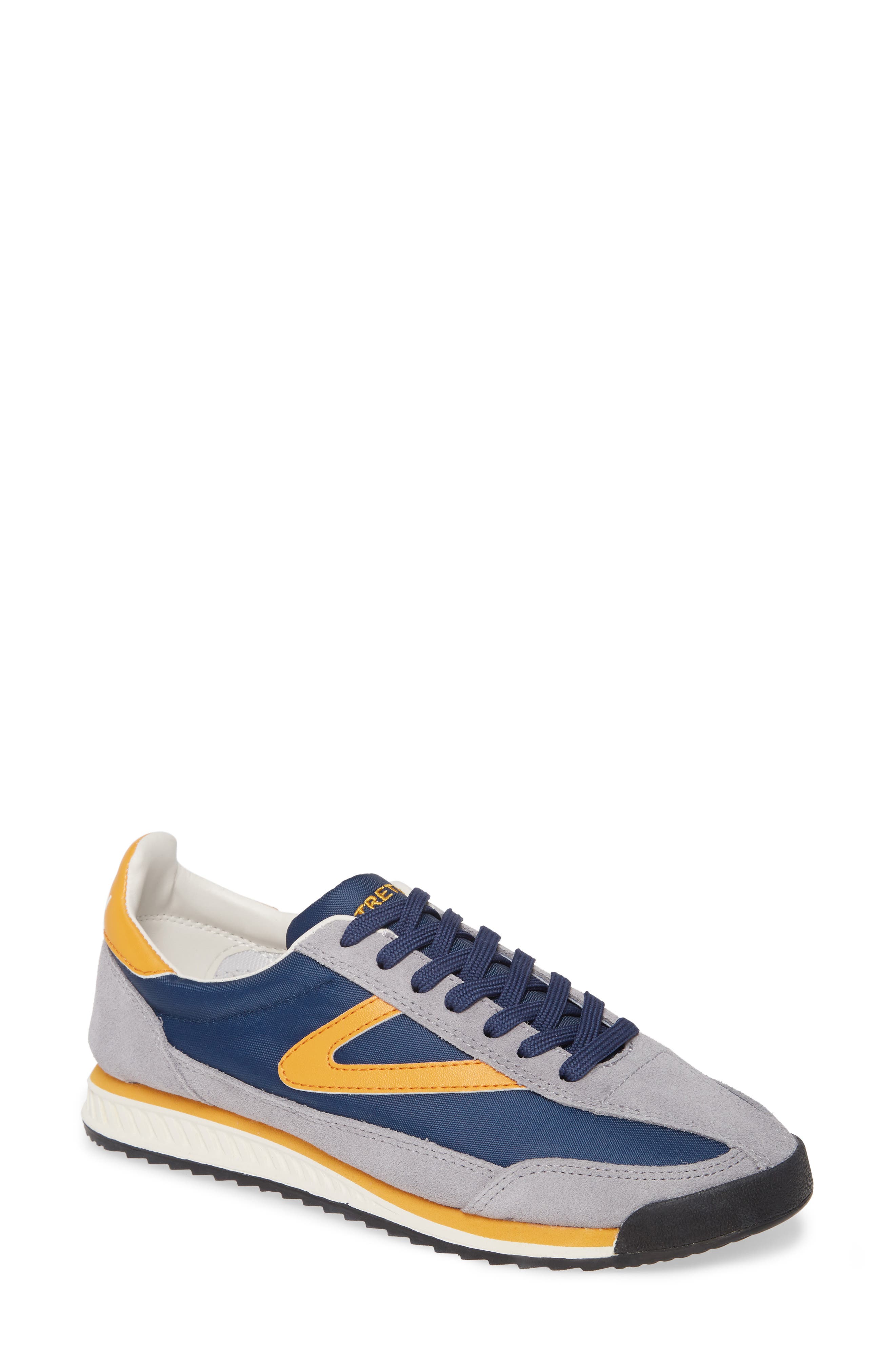 tretorn rawlins 2 sneakers in lemon suede