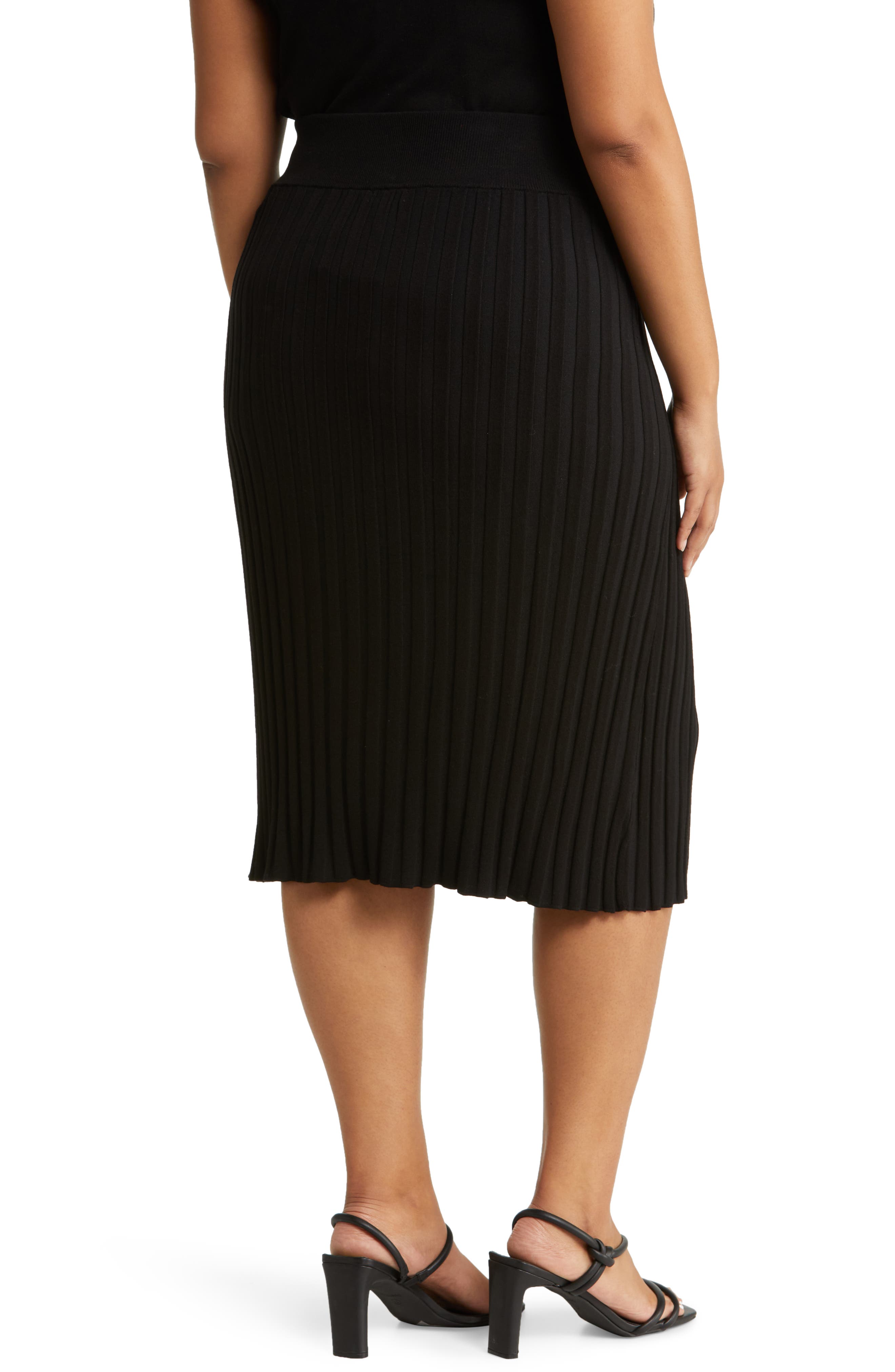 Halogen® Rib Midi Sweater Skirt | Nordstrom