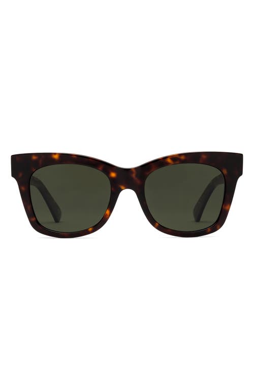 Electric Capri 52mm Polarized Cat Eye Sunglasses In Tortoise/grey Polar