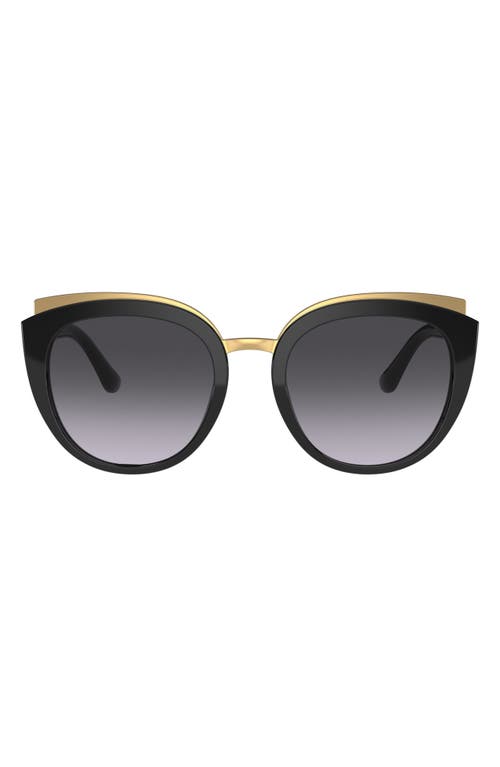 EAN 8056597366250 product image for Dolce & Gabbana Butterfly 54mm Sunglasses in Black Flow/Grey Gradient at Nordstr | upcitemdb.com