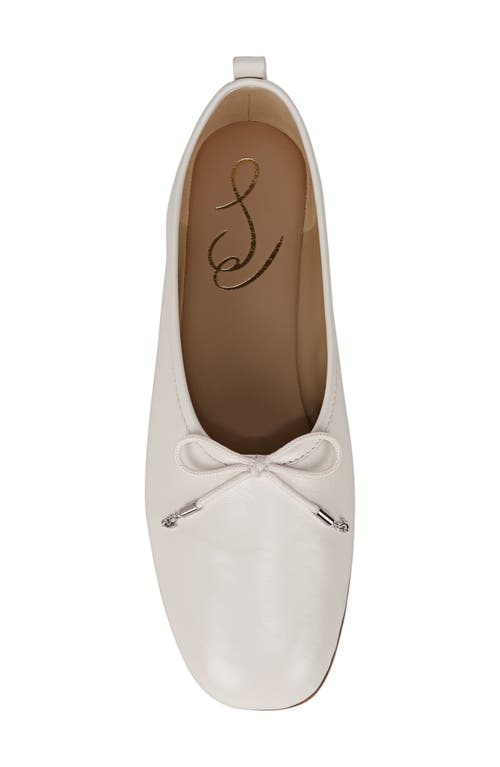Shop Sam Edelman Ari Ballet Flat In Bright White