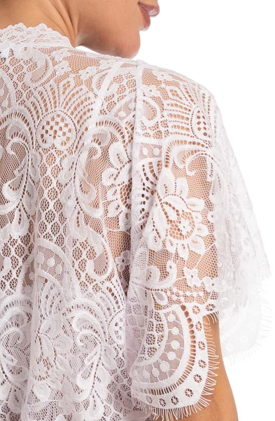 Shop In Bloom By Jonquil Breathless Lace Wrap In Hushed Lilac