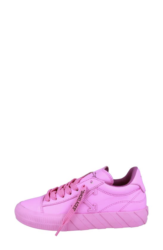 Shop Off-white Low Vulc Canvas Sneaker In Bright Pink